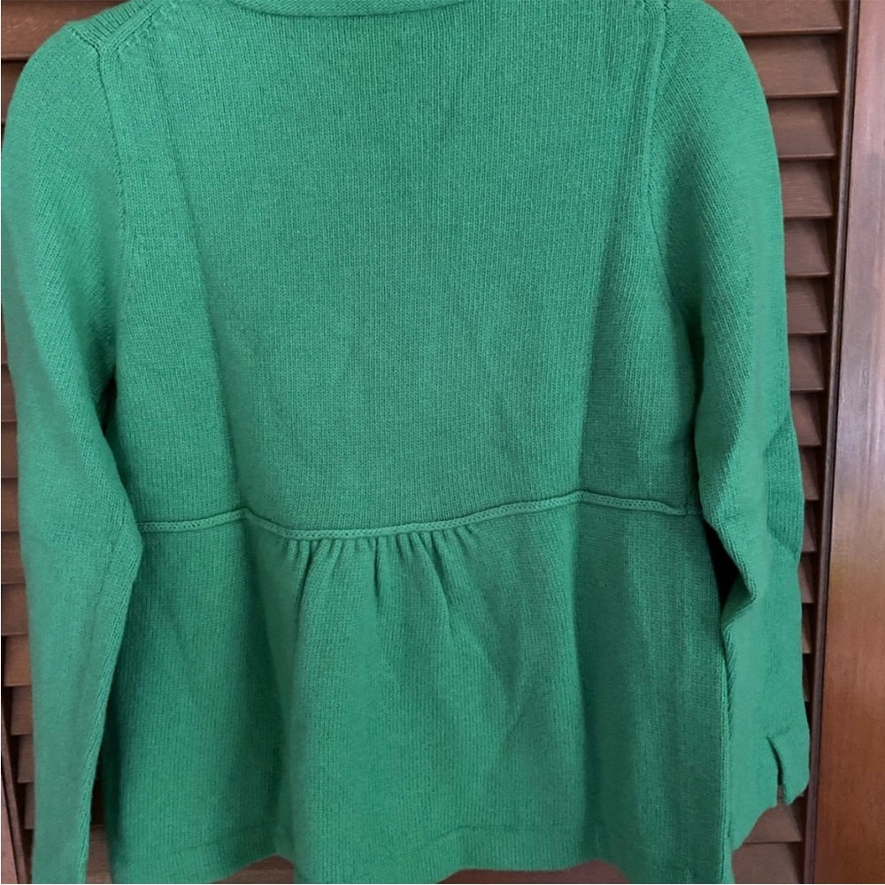 J. CREW🍀Double Breasted Peplum Wool Blend Sweater - Picture 2 of 10